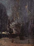 James Abbot McNeill Whistler, Night in Black and Gold, The falling Rocket